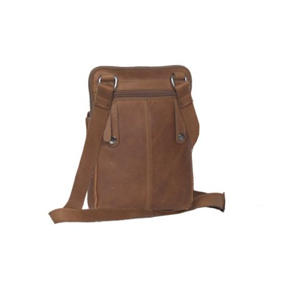 Δερμάτινο Τσαντάκι Ώμου Chesterfield Lou C48.089231 Κονιάκ – Premium Wax Pull-Up Δέρμα – Ανθεκτικό & Vintage
