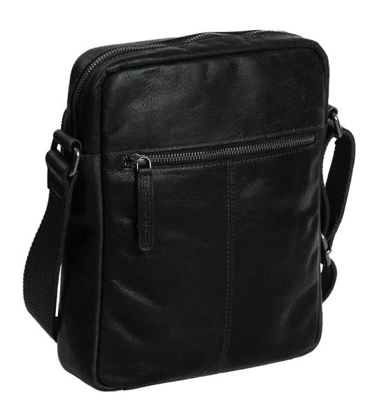Δερμάτινο Τσαντάκι Ώμου Chesterfield C48.098900 Μαύρο Dessau – Premium Pull-Up Δέρμα