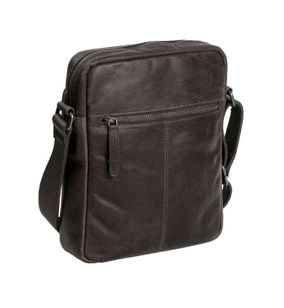 Δερμάτινο Τσαντάκι Ώμου Chesterfield C48.098901 Καφέ Dessau – Premium Pull-Up Δέρμα