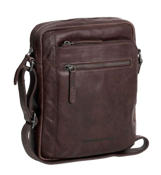 Δερμάτινο Τσαντάκι Ώμου Chesterfield C48.098901 Καφέ Dessau – Premium Pull-Up Δέρμα