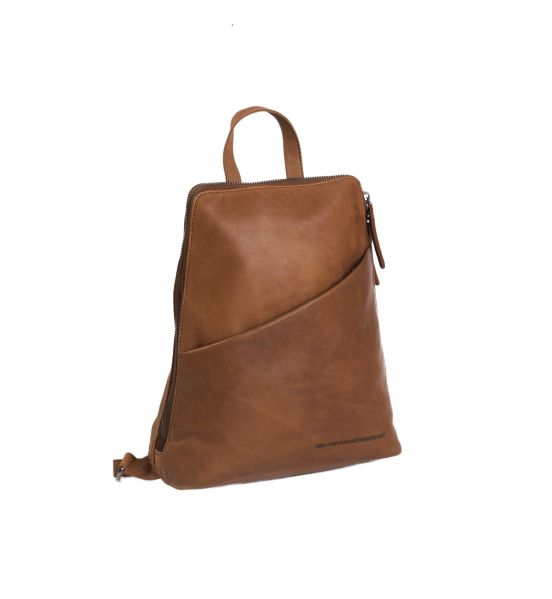 Γυναικείο Δερμάτινο Backpack από Pull-Up Δέρμα Chesterfield Claire C58.023531 Κονιάκ – Premium Vintage Design