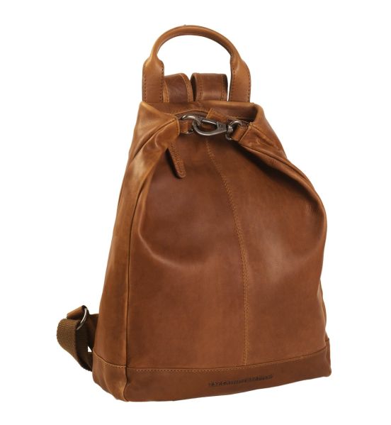 Γυναικείο Δερμάτινο Σακίδιο Πλάτης Chesterfield Saar C58.026131 Κονιάκ – Premium, Κομψό Στυλ για Πόλη & Γραφείο