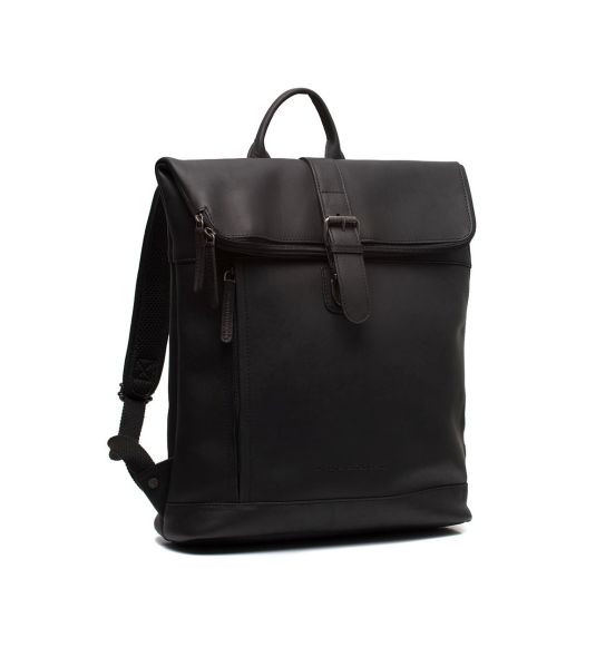 Δερμάτινο Σακίδιο Πλάτης Rolltop Chesterfield Larsson C58.033800 Μαύρο – Premium, Urban & Business