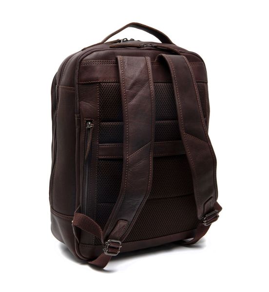 Δερμάτινο Σακίδιο Πλάτης Chesterfield C58.700201 Καφέ – Wax Pull Up Δέρμα, με 3 Θήκες & Laptop Compartment