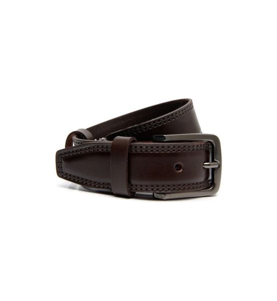 Δερμάτινη Ανδρική Ζώνη Chesterfield Manovo C60.010001 Καφέ – Vintage Two-Tone, Premium Buffalo Δέρμα