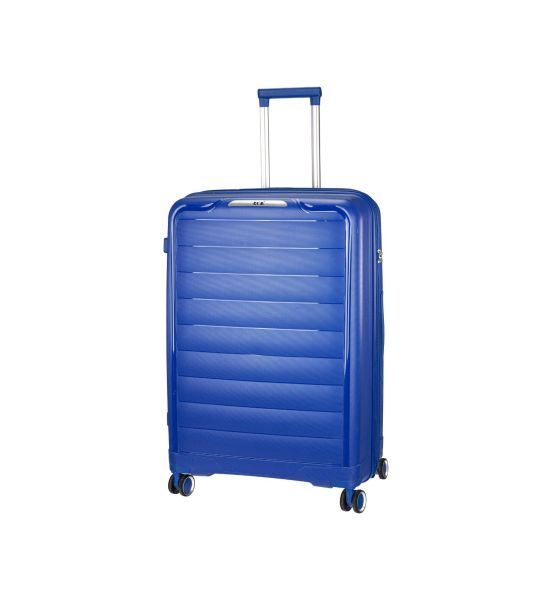 Σετ Βαλίτσες RCM 225-SET3 Μπλε 55+64+76cm - Πολυπροπυλένιο με Επέκταση & TSA Κλειδαριά