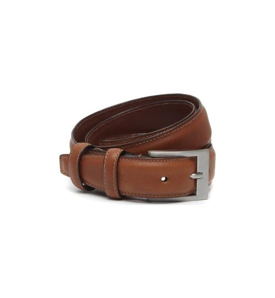 Δερμάτινη Ανδρική Ζώνη Chesterfield Elliot C60.005431 Κονιάκ 3.5cm – Υψηλής Ποιότητας Elegant Buﬀalo Δέρμα