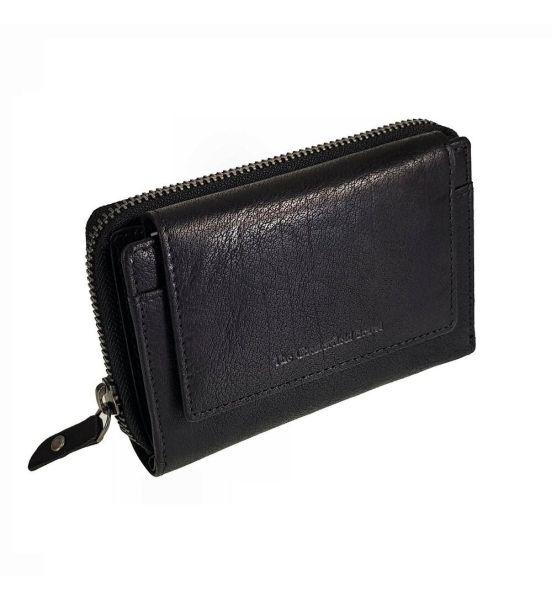Γυναικείο Δερμάτινο Πορτοφόλι Chesterfield Hanoi C08.037200 Μαύρο με RFID Προστασία – Premium Wax Pullup Δέρμα
