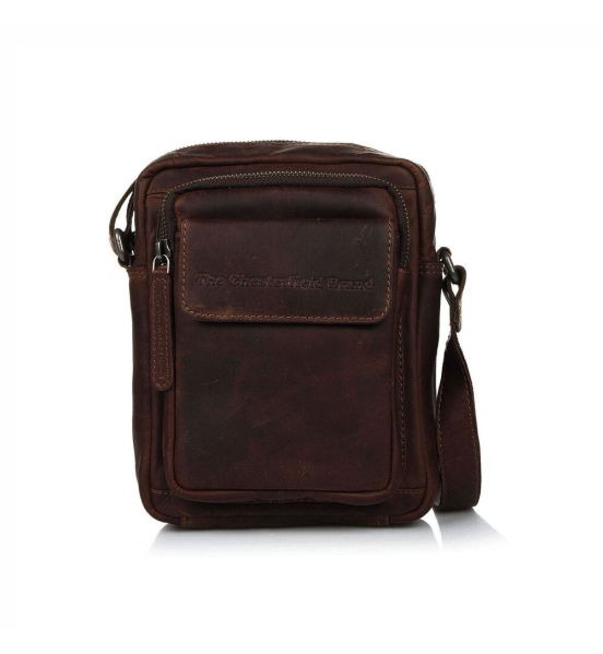 Δερμάτινο Τσαντάκι Ώμου Chesterfield C48.071401 Καφέ Remy – Premium Pull-Up Δέρμα – Κομψό & Ανθεκτικό