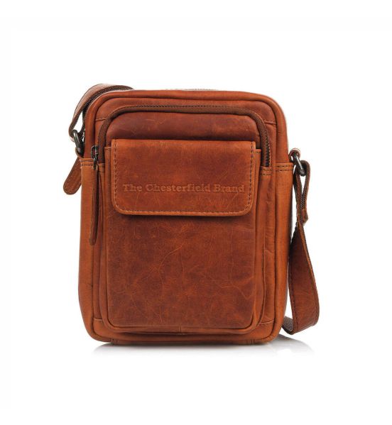 Δερμάτινο Τσαντάκι Ώμου Chesterfield C48.071431 Κονιάκ Remy – Premium Pull-Up Δέρμα – Κομψό & Ανθεκτικό