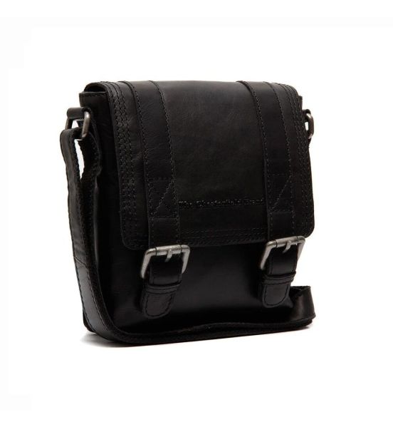 Δερμάτινο Ανδρικό Τσαντάκι Ώμου Chesterfield Ariano C48.132800 Μαύρο