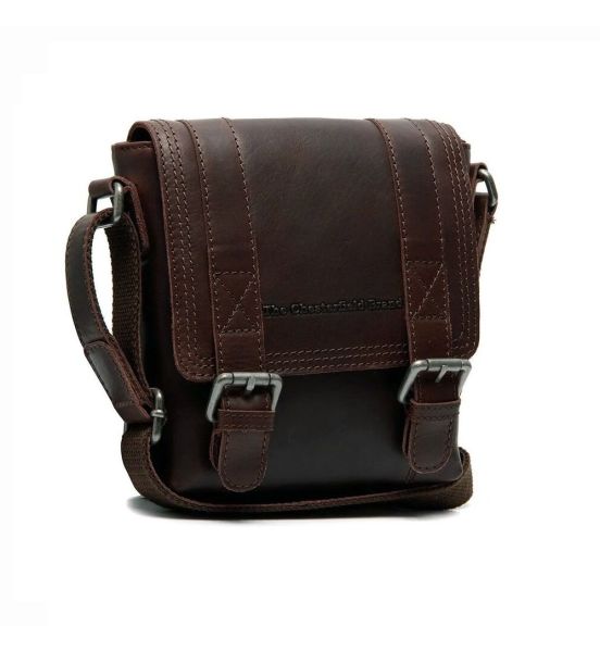 Δερμάτινο Ανδρικό Τσαντάκι Ώμου Chesterfield Ariano C48.132801 Καφέ
