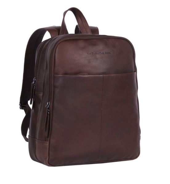 Δερμάτινο Σακίδιο Πλάτης Chesterfield DEX C58.017501 Καφέ – Θήκη Laptop 15.6" – Premium Backpack για Επαγγελματίες