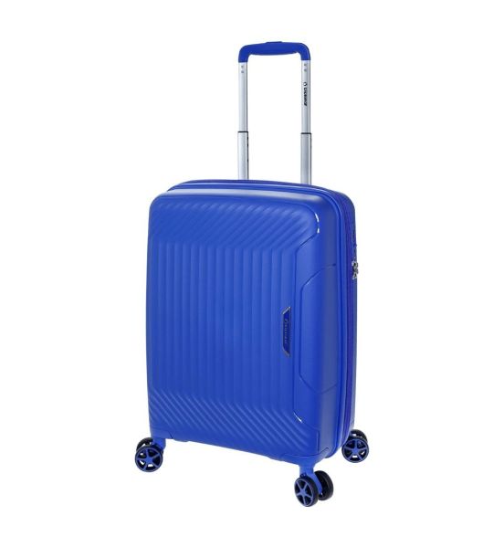 Βαλίτσα Καμπίνας 55x30x23 Diplomat TD8001-S με Επέκταση – Σκληρή, Ελαφριά & Ανθεκτική Μπλε