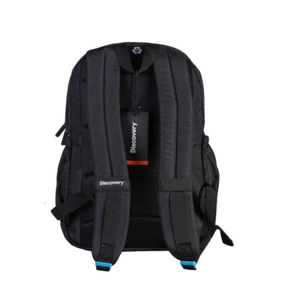 Ανδρικό Σακίδιο Πλάτης Discovery Channel D00721.06 Μαύρο 16.2L | Laptop 15" | με 2 Χώρους & Προστασία RFID