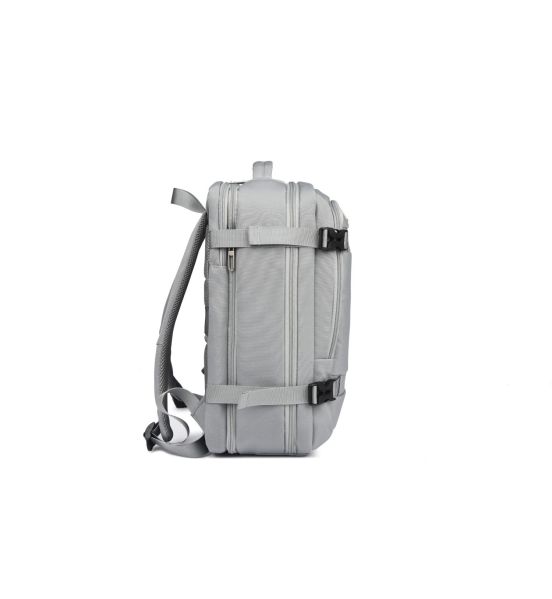 Σακίδιο Καμπίνας 50x35x20 RCM 1005L Γκρι  44L | Πανάλαφρη Χειραποσκευή / Cabin Backpack με Επέκταση & Θύρα USB