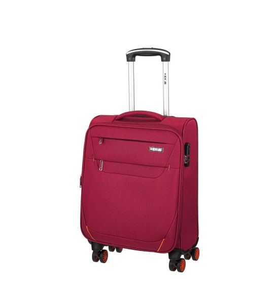 Βαλίτσα Καμπίνας RCM 1205 Κόκκινο 55x35x20 – Υφασμάτινη, Ελαφριά & Ιδανική για Όλες τις Αεροπορικές