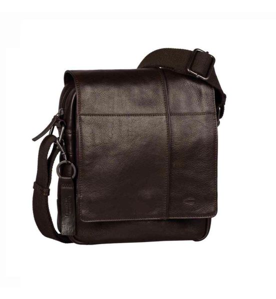 Δερμάτινο Τσαντάκι Ώμου Camel Active Pine 410-602-29 Καφέ – με Καπάκι & Premium Αισθητική