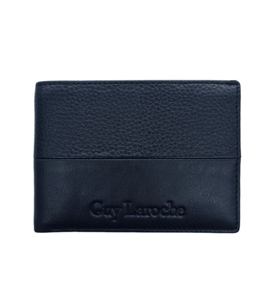 Δερμάτινο Ανδρικό Πορτοφόλι Guy Laroche 37705 Dark Blue| RFID Προστασία, Premium Ποιότητα & 7 Θέσεις Καρτών