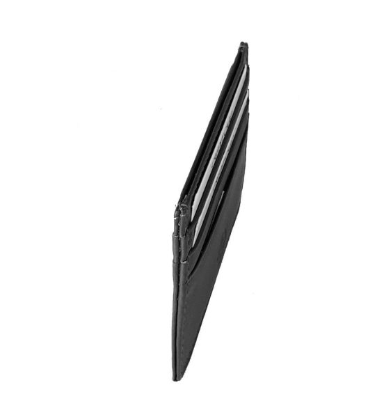 Δερμάτινη Καρτοθήκη Τσέπης Ginis CG-325 Μαύρο| Slim με RFID Προστασία & 5 Θέσεις Καρτών