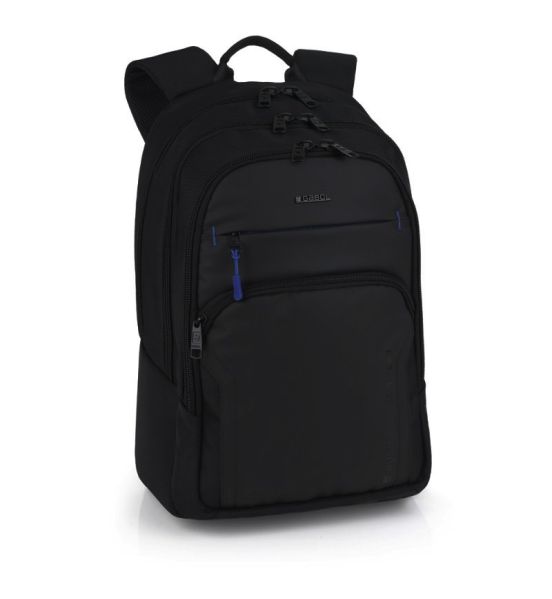 Σακίδιο Πλάτης Gabol Pixel 414193 25L Μαύρο | 3 Κεντρικές Θήκες, Θήκη Laptop 15.6" & Επίστρωση Ρητίνης