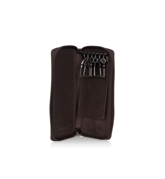 Κλειδοθήκη δερμάτινη POLO CLUB BEVERLY HILLS BH-1198-brown