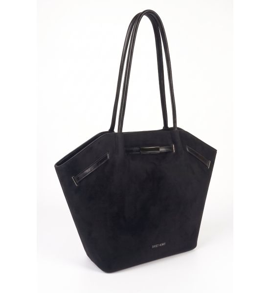 Μεγάλη Τσάντα Χειρός & Ώμου AMALIA NSY6929-85 (46x28x12cm) Black