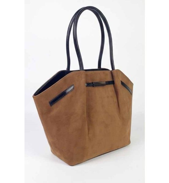 Μεγάλη Τσάντα Χειρός & Ώμου AMALIA NSY6929-85 (46x28x12cm) Brown