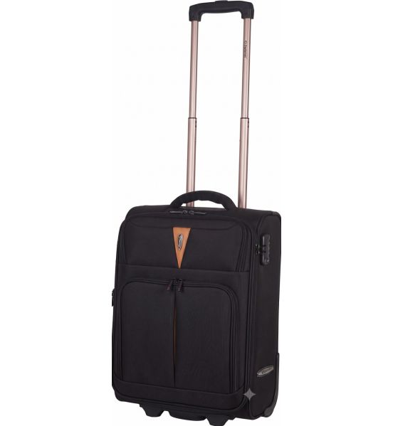 Premium Σετ 2 Υφασμάτινες Βαλίτσες Diplomat ZC6100-SET2 Μαύρο | Καμπίνας & Μεσαία | Θήκη για Κοστούμι | Ιδανικές για Aegean