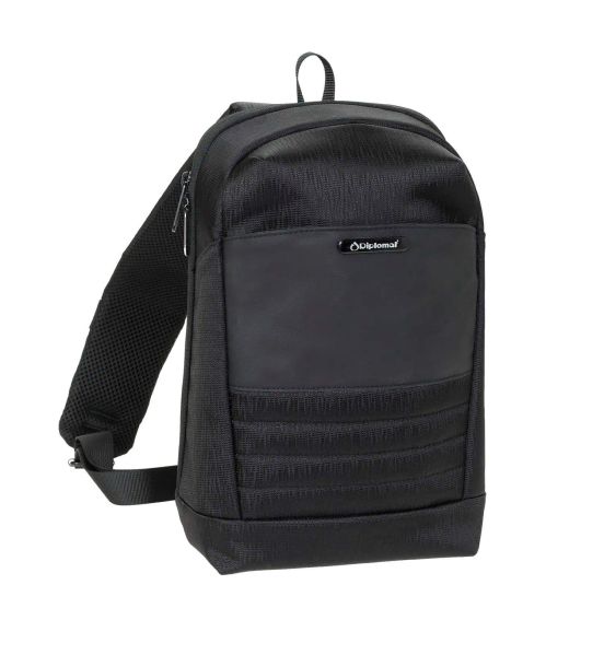Ανδρικό Χιαστί Crossbody Diplomat KN96 Kingston Μαύρο – Ενισχυμένο 900D & Αμφιδέξιο με Πολλαπλές Θήκες