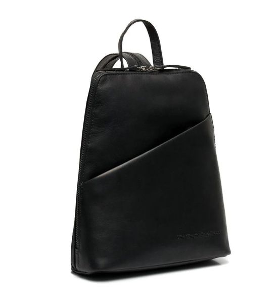 Γυναικείο Δερμάτινο Backpack από Pull-Up Δέρμα Chesterfield Claire C58.023500 Μαύρο – Premium Vintage Design