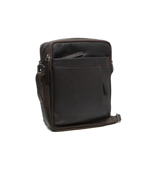 Δερμάτινο Τσαντάκι Ώμου Chesterfield Alva C48.095501 Καφέ – Premium Pull-Up Δέρμα με Πολλαπλές Θήκες