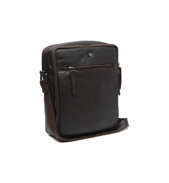 Δερμάτινο Τσαντάκι Ώμου Chesterfield Alva C48.095501 Καφέ – Premium Pull-Up Δέρμα με Πολλαπλές Θήκες