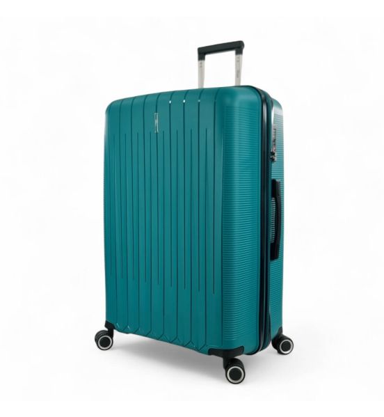 Μεγάλη Σκληρή Βαλίτσα RAIN RB80152 Πετρόλ 75εκ 95L | Πολυπροπυλένιο & Επέκταση | Check-in 23+ Κιλών