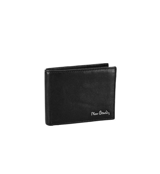 Μικρό Premium Δερμάτινο Ανδρικό Πορτοφόλι Pierre Cardin 8824 TILAK100 Μαύρο με RFID Προστασία – Κομψό & Πρακτικό