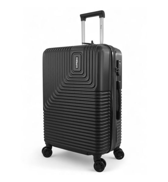 Μεγάλη Βαλίτσα RAIN Traveller RB80144-28 75cm Dark Grey | Σκληρή ABS 110L, για 23kg+ Check-in | 4 Διπλές Ρόδες