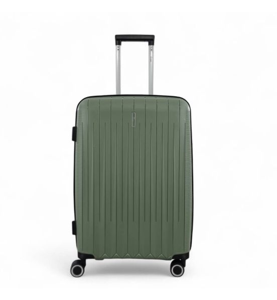 Μεσαία Σκληρή Βαλίτσα RAIN RB80152 Χακί 65εκ 70L |Άθραυστο Πολυπροπυλένιο | Check-in 23 Κιλών