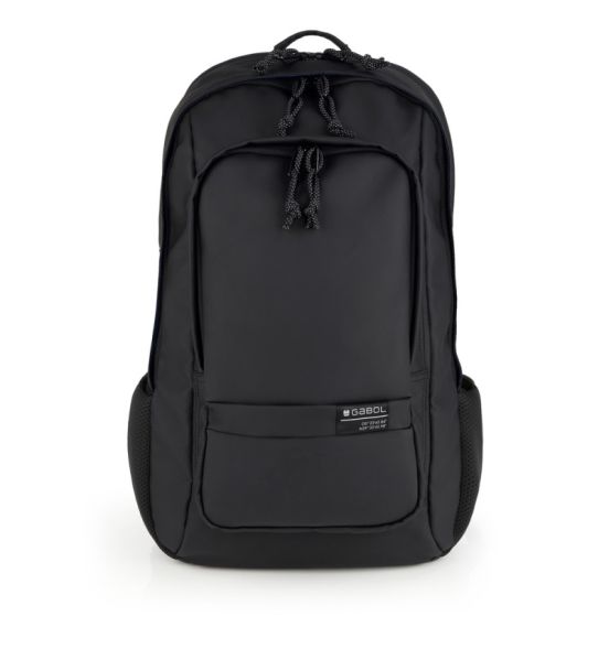 Σακίδιο Πλάτης Μεγάλο Gabol Coyote 237178 Μαύρο 23L –100% Αδιάβροχο με Laptop 17" & Διπλή Θήκη