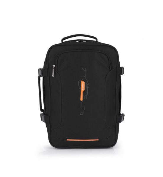 Σακίδιο Ταξιδίου/Χειραποσκευή 39x27x18 Gabol Week Eco 122326 Μαύρο Underseat – 19L, Ιδανικό για Όλες τις Αεροπορικές