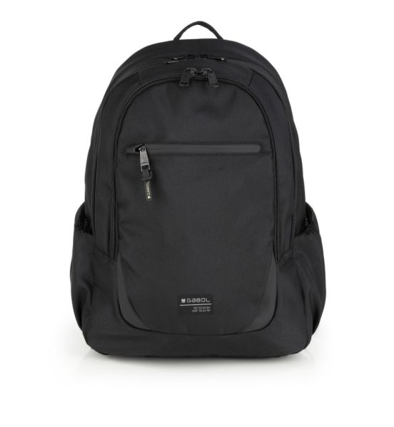 Σακίδιο Πλάτης Gabol Panther 236941 Μαύρο Αδιάβροχο 22L με Laptop 15.6" – με Τριπλή Θήκη