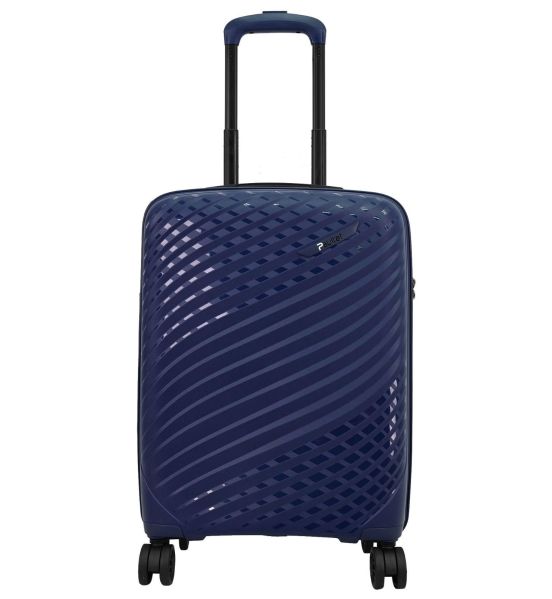 Premium Βαλίτσα Καμπίνας 55x39x20 Πολυπροπυλένιο Paulter 2729/20 Μπλε | Επέκταση & 4 Διπλοί Τροχοί