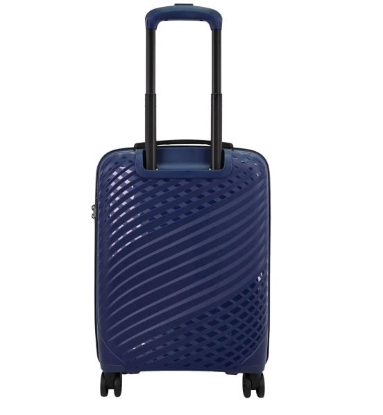 Premium Βαλίτσα Καμπίνας 55x39x20 Πολυπροπυλένιο Paulter 2729/20 Μπλε | Επέκταση & 4 Διπλοί Τροχοί