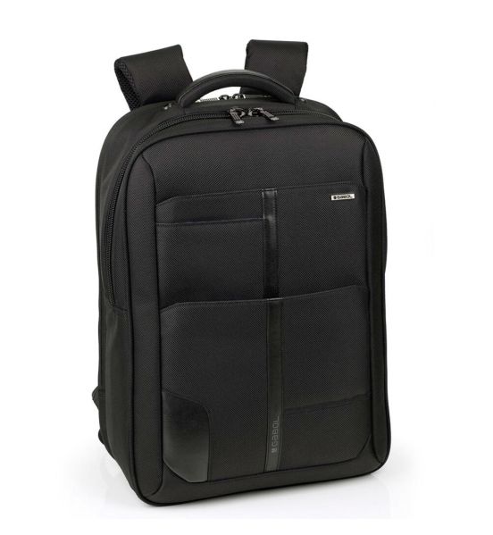 Επαγγελματικό Σακίδιο Gabol STARK 408107 Μαύρο – Laptop 15.6’’ & 2 Κεντρικές Θήκες – Premium Ποιότητα
