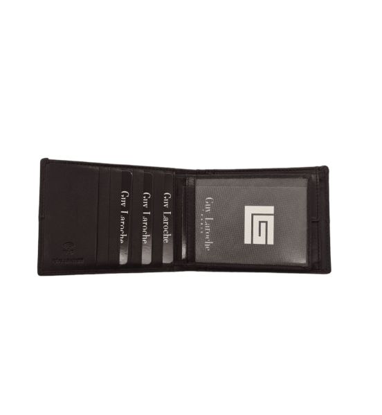 Δερμάτινο Ανδρικό Πορτοφόλι Guy Laroche 37705 Dark Brown| RFID Προστασία, Premium Ποιότητα & 7 Θέσεις Καρτών