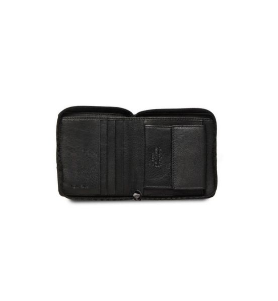 Μικρό Δερμάτινο Πορτοφόλι με Φερμουάρ Pierre Cardin MK01 TILAK92 Μαύρο – RFID Προστασία & Ασφαλές Κλείσιμο