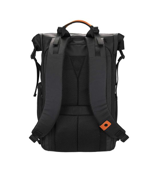 Σακίδιο Πλάτης Roll Top RCM 20103 Μαύρο 25L – Laptop 15,6”, Σύγχρονο Design & 100% Αδιάβροχο