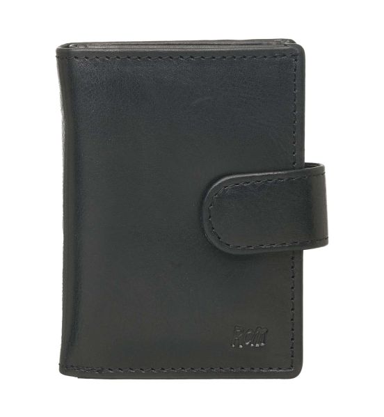 Δερμάτινη Μεταλλική Καρτοθήκη με RFID Προστασία RCM M03 Μαύρο