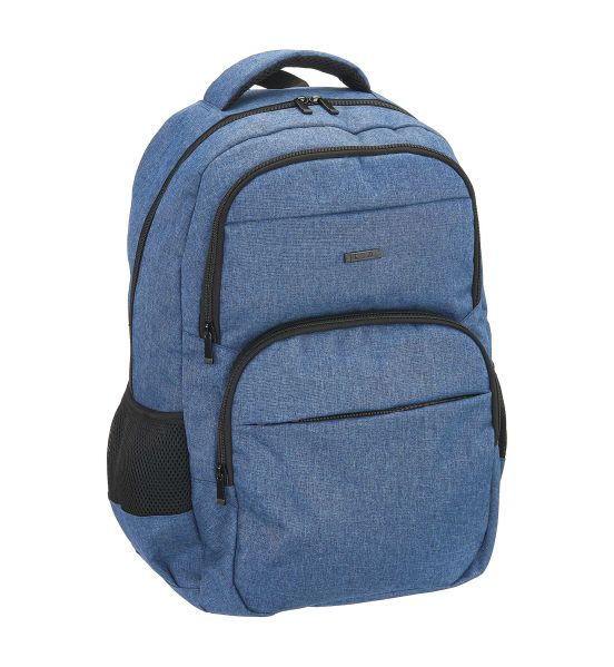 Ανδρικό Σακίδιο Πλάτης RCM 4954 Μπλε 36L – με Θήκη Laptop 15.6’’, 2 Κύριους Χώρους, Ελαφρύ & Άνετο