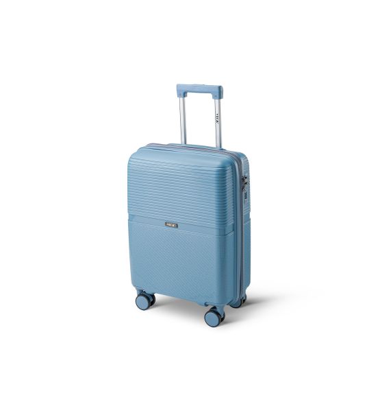 Άθραυστη Βαλίτσα Καμπίνας RCM 1092/20 Γαλάζιο 55cm 45L | 100% Πολυπροπυλένιο, 4 Διπλές Ρόδες | Χειραποσκευή για Κάθε Πτήση