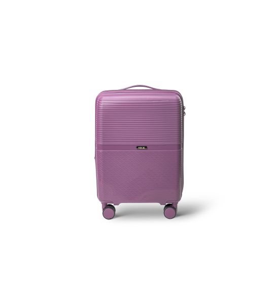 Άθραυστη Βαλίτσα Καμπίνας RCM 1092/20 Μωβ 55cm 45L | 100% Πολυπροπυλένιο, 4 Διπλές Ρόδες | Χειραποσκευή για Κάθε Πτήση